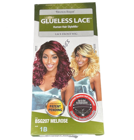 Brown Sugar Glueless Lace Front Wig Melrose Colour 1B
