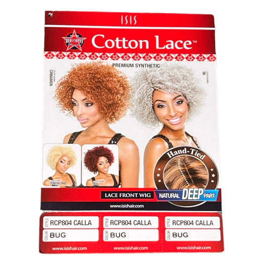 Red Carpet Isis Cotton Lace Front Wig CALLA Colour BUG