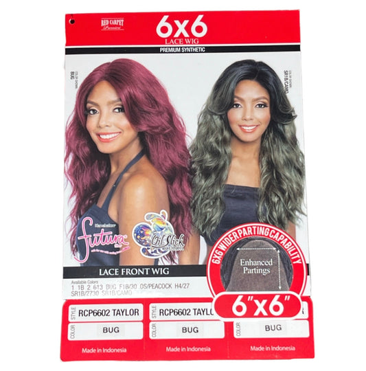 Red Carpet 6X6 Lace Wig TAYLOR Colour BUG