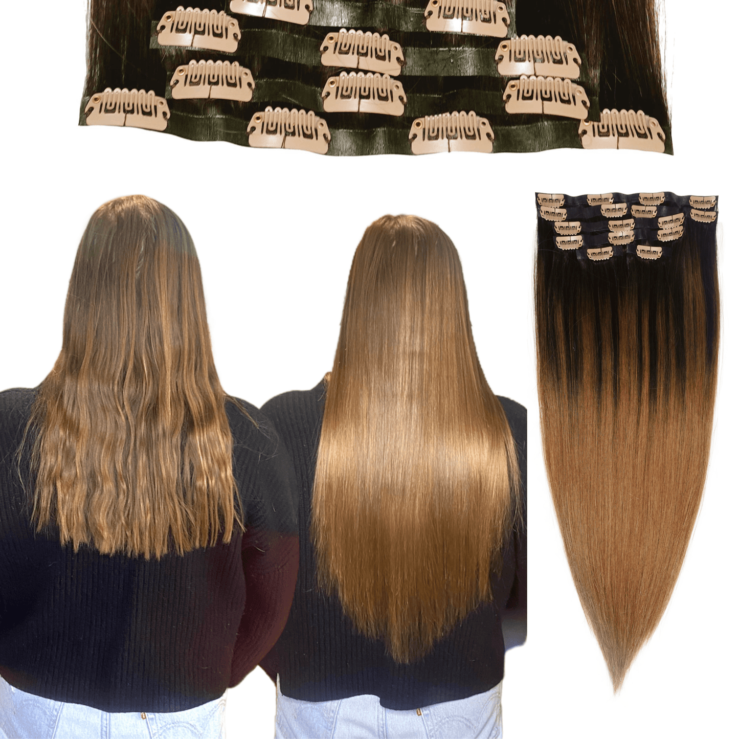 Chloe Collection - Clip-ins 18" #CH2 - 100g - Radiance Beauty Inc
