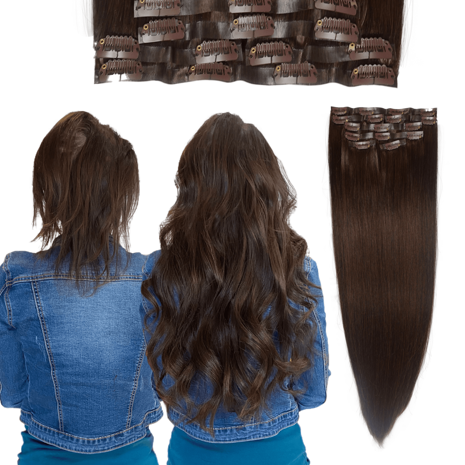 Chloe Collection - Clip-ins 22" #2 - 100g - Radiance Beauty Inc