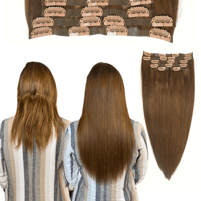 Chloe Collection - Clip-ins 16" #4 - 100g - Radiance Beauty Inc